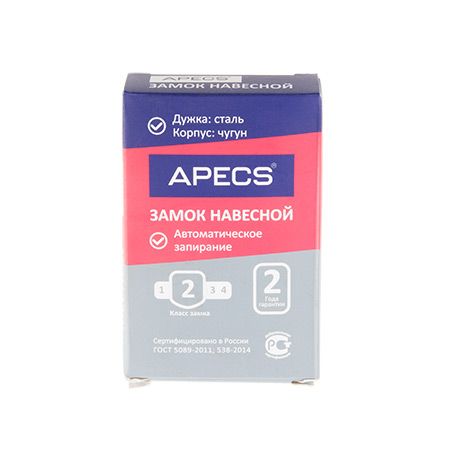 Замок навесной Apecs PD-03-60 Китай