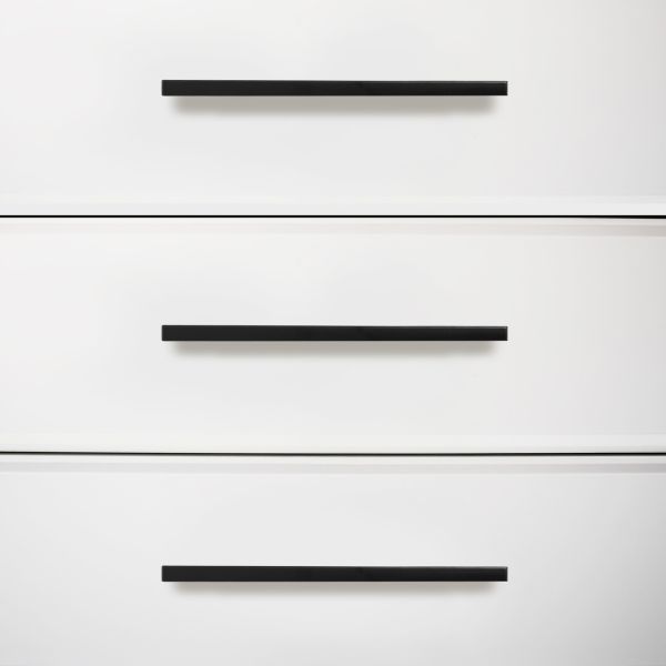 StahlBuro A302-128 2шт., BL матовый черный. Ручка-скоба мебельная (15, 150)