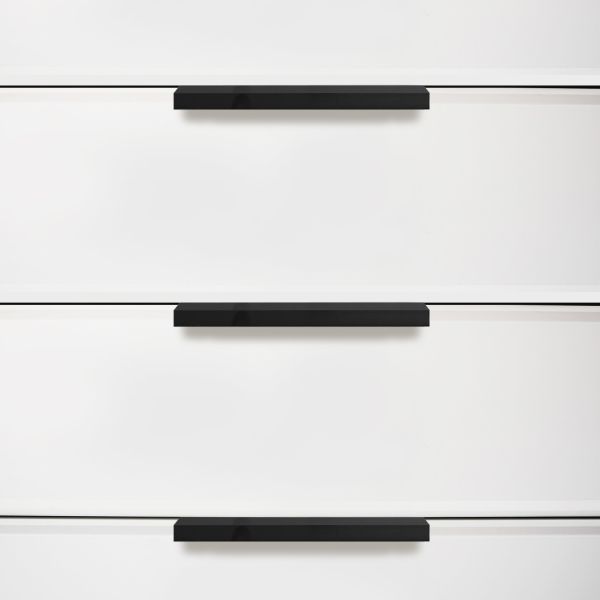 StahlBuro A306-96 2шт., BL матовый черный. Ручка-профиль мебельная (10, 100)
