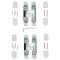 Петля врезная Apecs 115*23-3D-Z-CRM (R11,5) (B2B)
