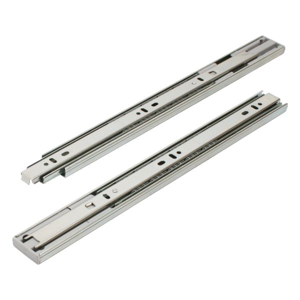 StahlBuro направляющие шариковые с доводчиком (2 шт.) 35-450 /18"/ хром (20)