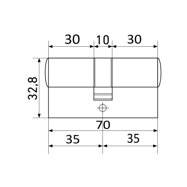 Цилиндровый механизм LS 70 CR