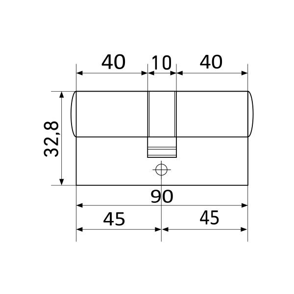 Цилиндровый механизм LS 90 C-CR