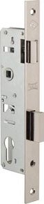 Корпус узкопрофильного замка с защёлкой 153 (20 mm) w/b (никель)