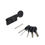 АЛЛЮР HD FG 60-5К BLACK (30x30G) черный перф.кл/верт Цилиндровый механизм (60,10) Киатй
