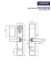 Замок электронный Apecs Smart SL-252-60.85/8001-BLM (TTLock, WiFi, FP)