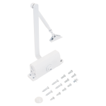 NOTEDO Доводчик дверной DC-060 WHITE до 80 кг белый (10)