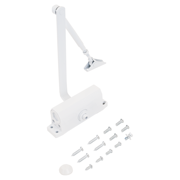 NOTEDO Доводчик дверной DC-060 WHITE до 80 кг белый (10)