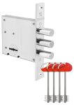 Замок врезной сувальдный MDV10/S-60.00.3R14 4key Китай