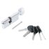 АЛЛЮР HD FG 90-5К CP[35x10x45G] хром перф.кл/верт Цилиндровый механизм (50,10) Китай