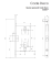 Замок врезной Code Deco 5300-P-G