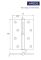 Петля врезная Apecs 100*70-B-Steel-NIS-L Китай 1 шт
