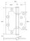 Петля накладная LS 100*75*2,5-SN(мат. никель) Комплект 2 шт