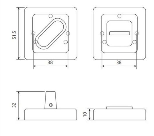 Фиксатор Code Deco WC-2207-NIS